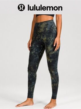 Lululemon Align High-Rise Pant 28"
Diamond Dye Graphite Grey Green SIZE 20